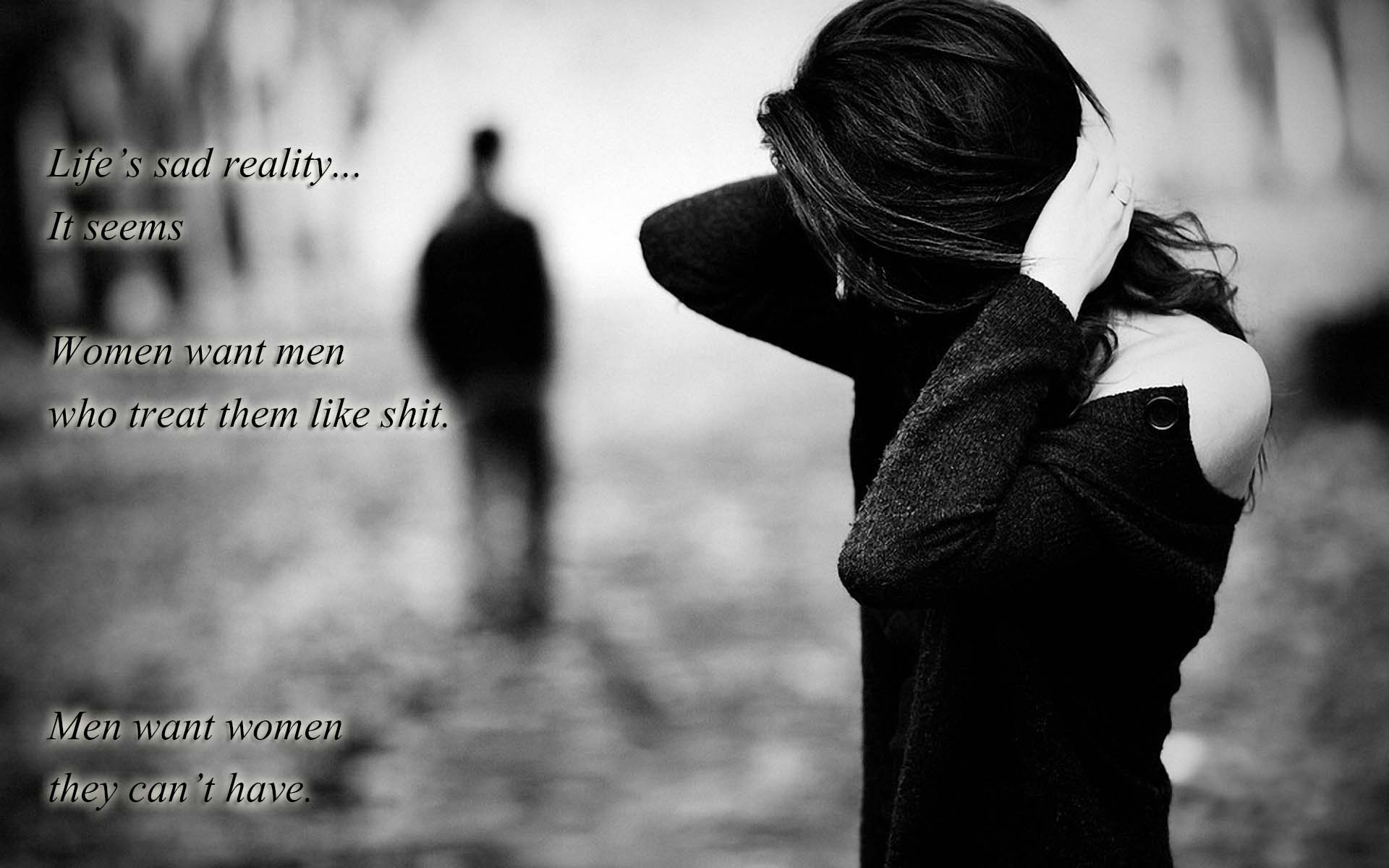  A sad realization I had when things started to change. 