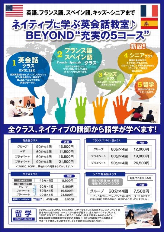 Advertising design campaign for a language school (Japanese).