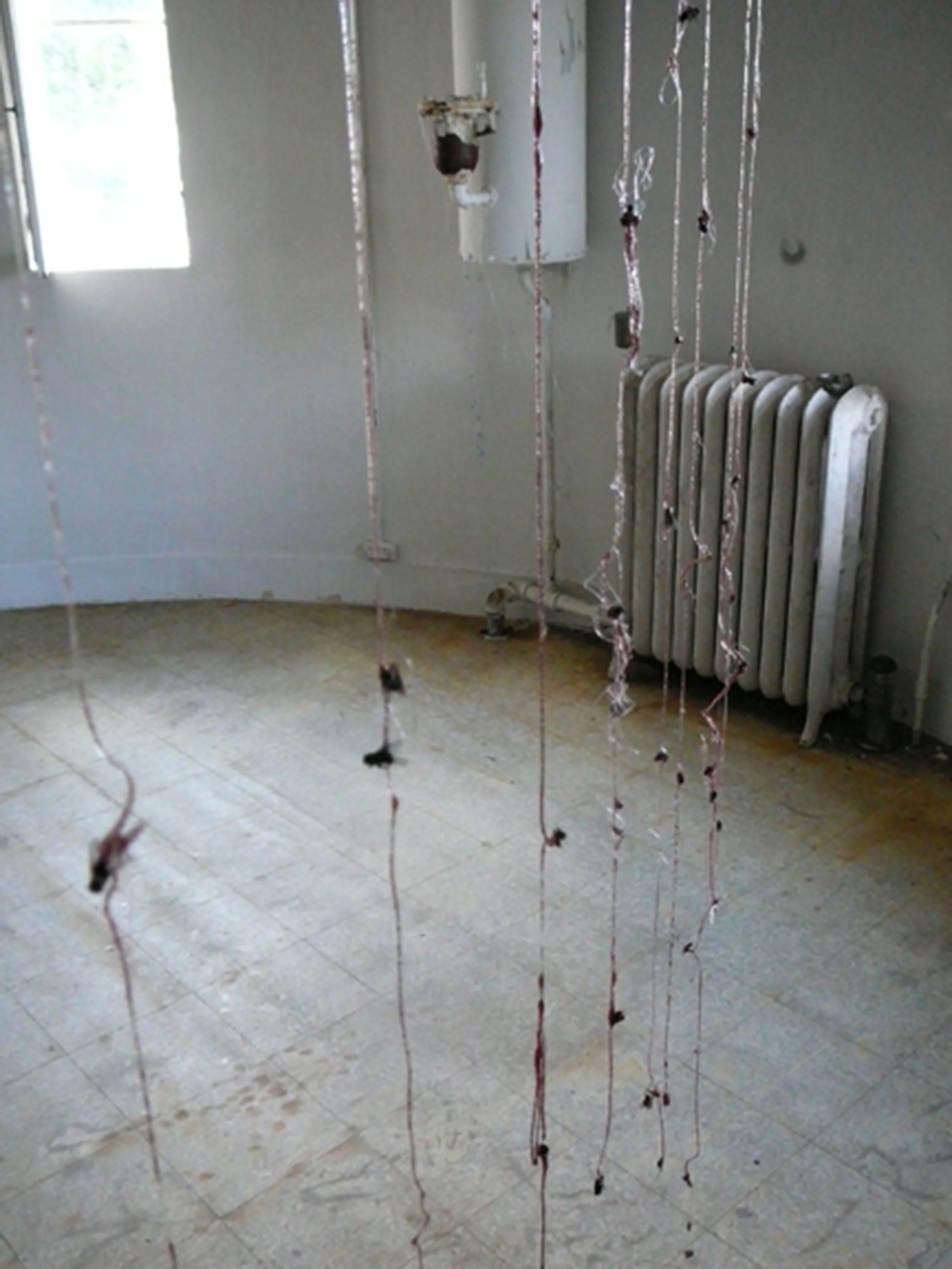 View in 15' diameter cylindrical room at Tower House Cottage