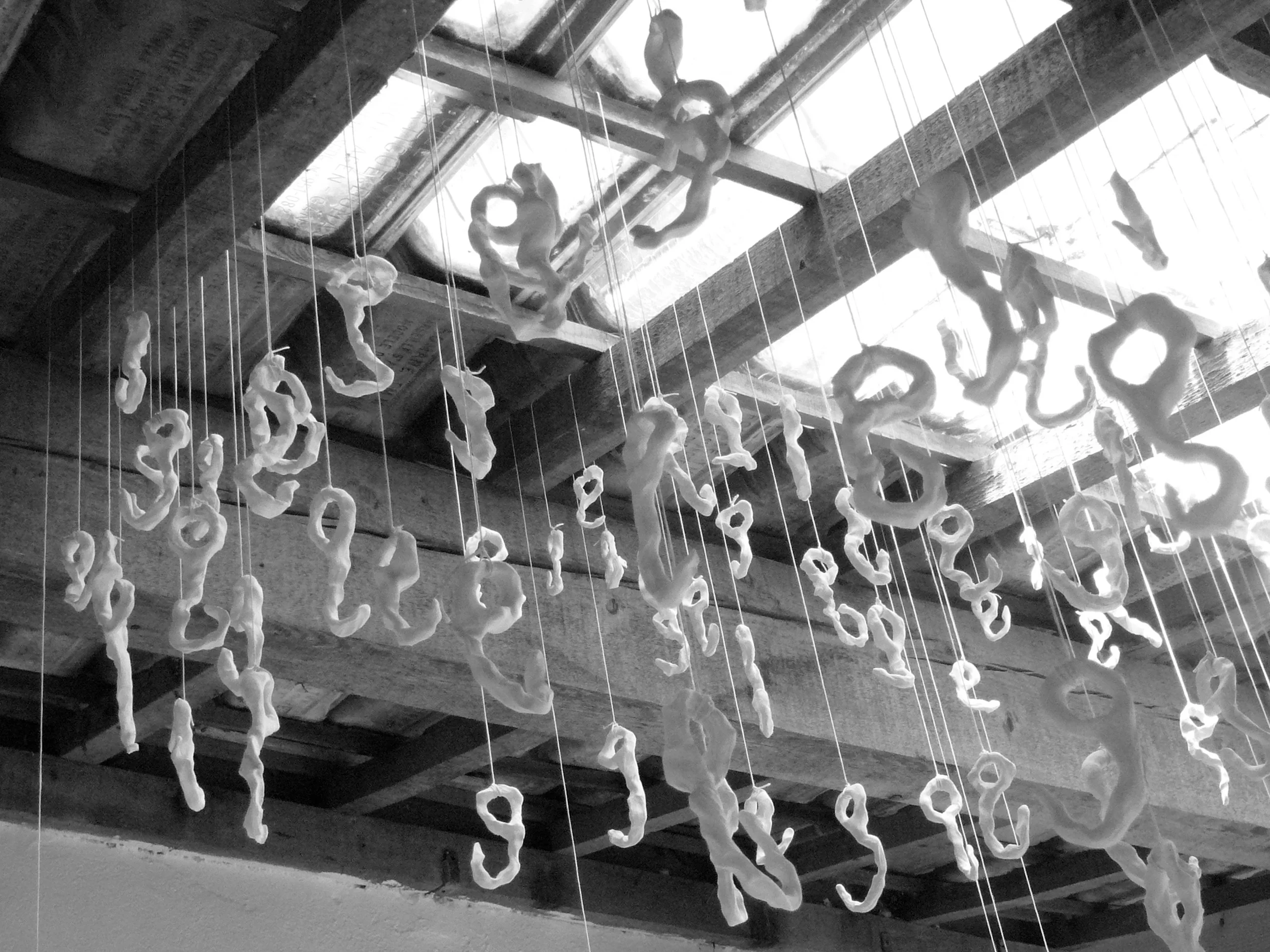 Ascent, 2009, Le Cabanon, Vallauris, France. 18" L x 7' W x 10' H