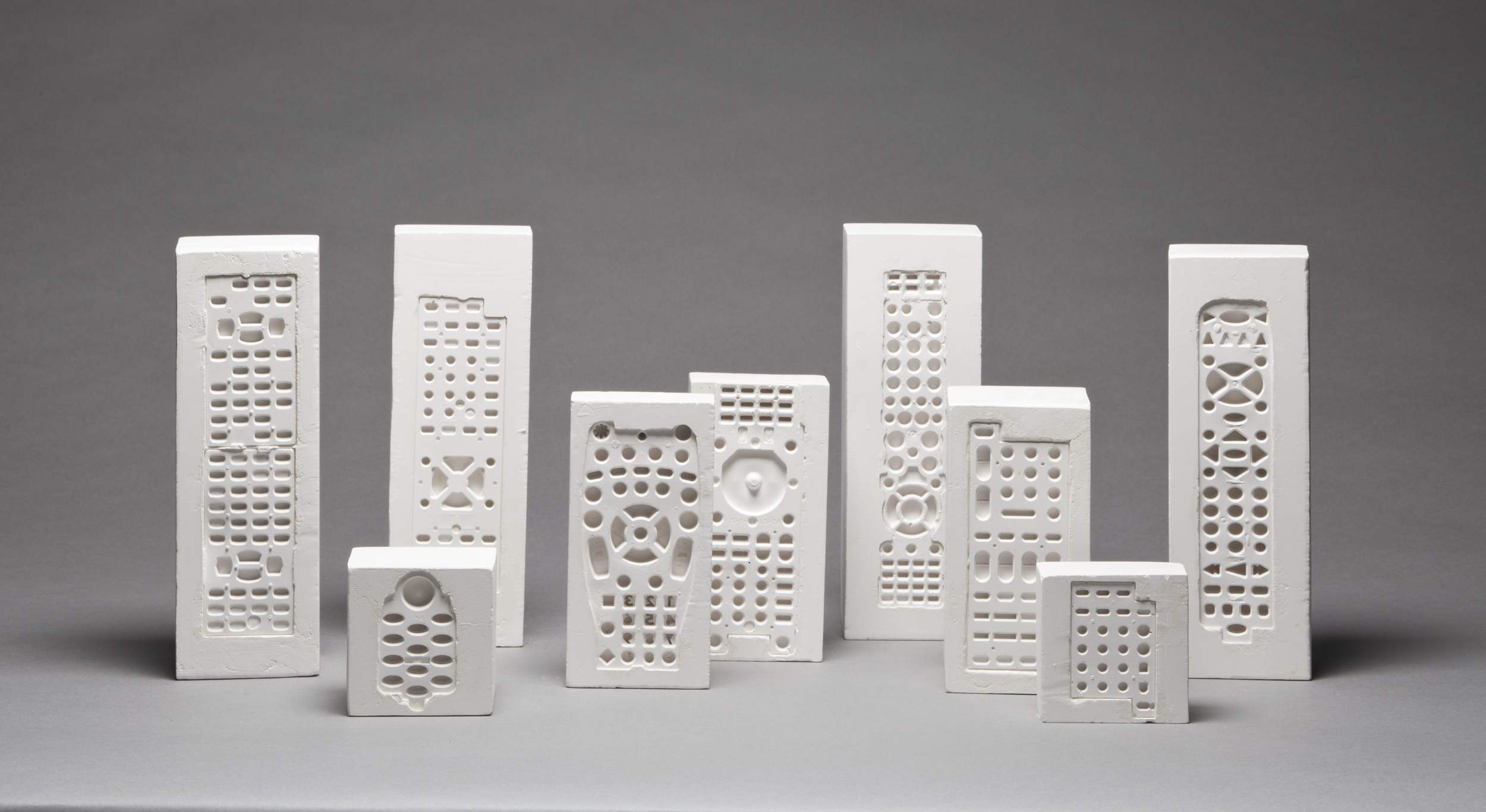 Fossils of Our Time, 2009. Plaster casts. Photo: Tim Thayer