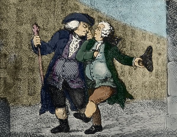 Thomas Rowlandson "Walking Up the High Street" (1786