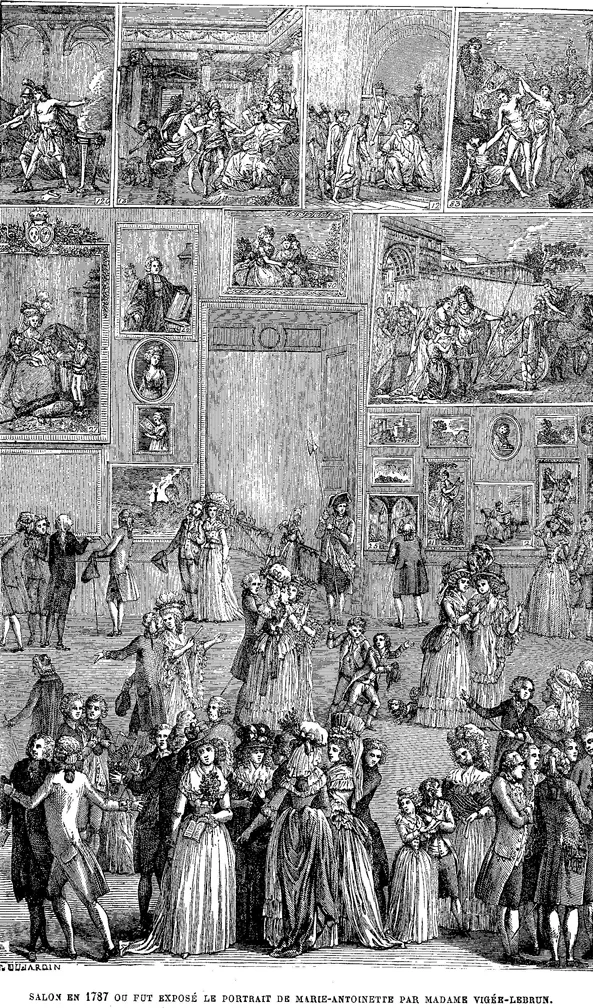 A Paris Salon, 1787