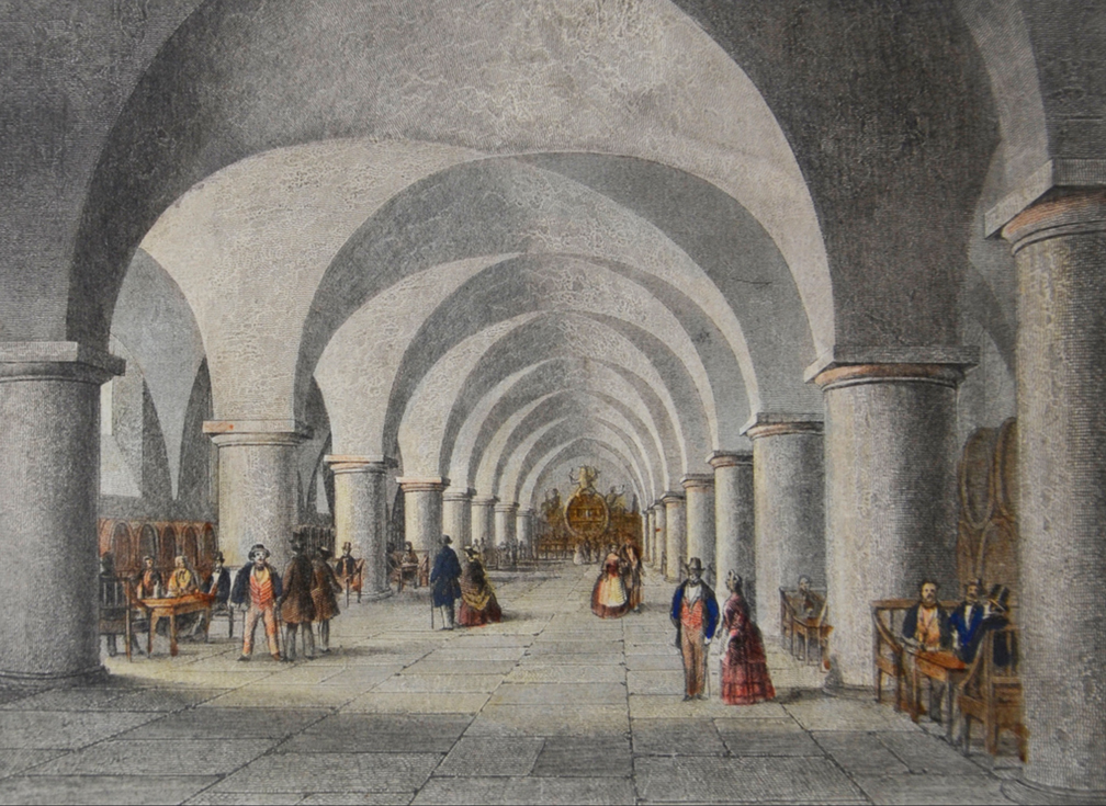 Bremen Rathauskeller in 1860