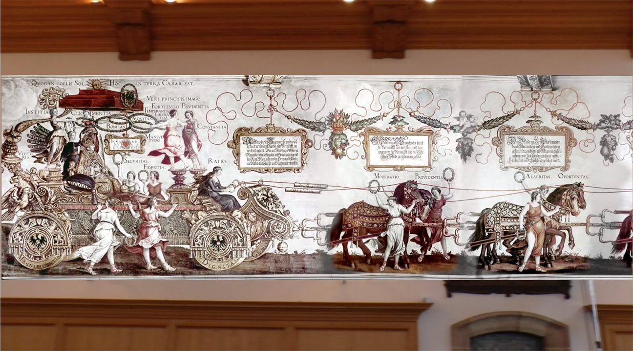 Plans for reconstructed Dürer mural, opening 2015