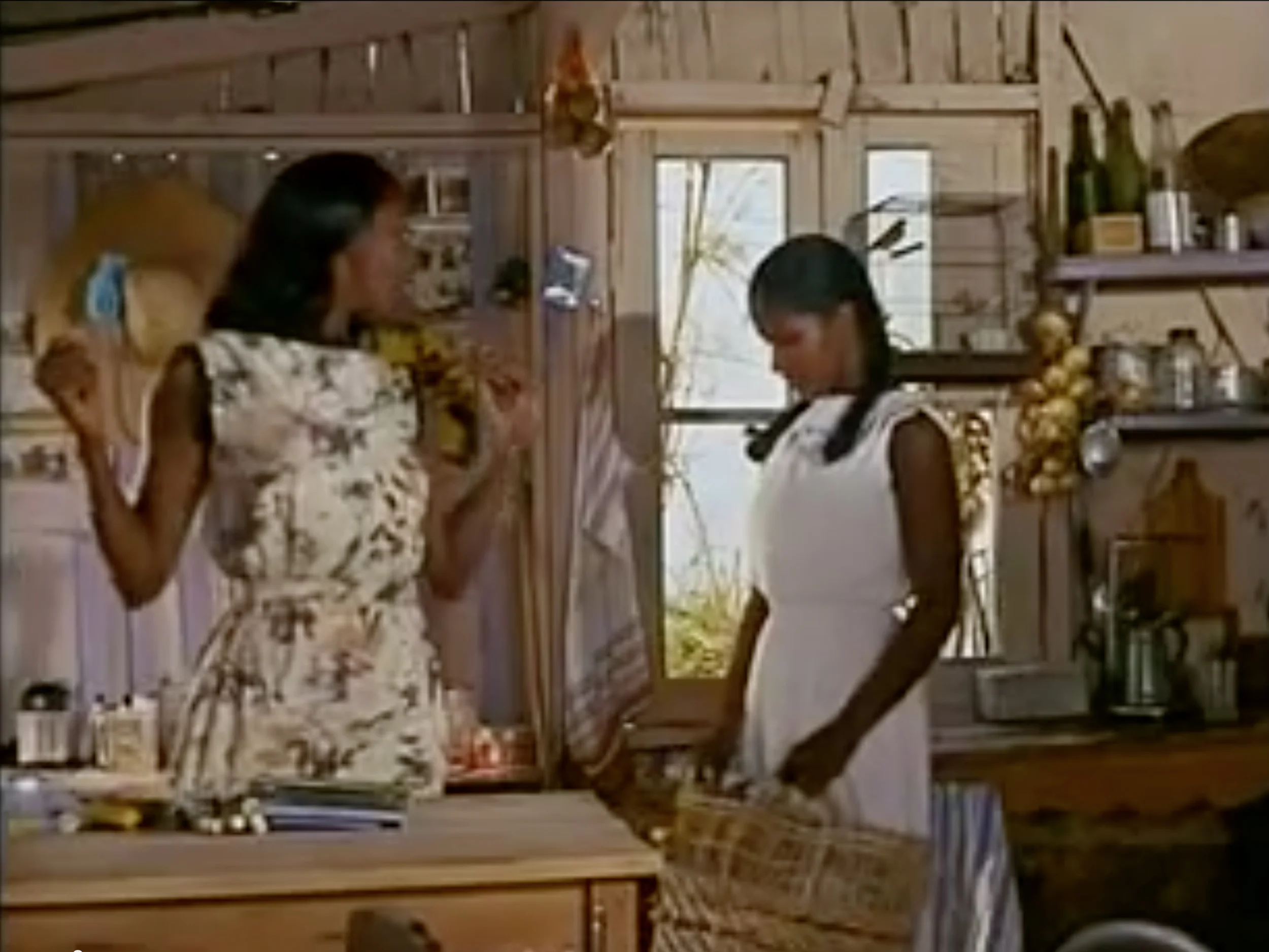 Eurydice and her Cousin in a hillside shack, from the film Orfeu Negro ( Black Orpheus )