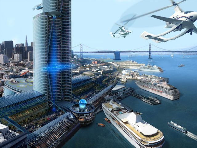 Transbay Ferry Terminal (videogame), by Paul Rand Pierce, 2012
