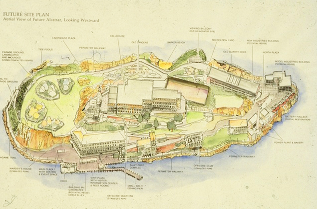 Lawrence Halprin's 1988 plan to combine prison history with natural habitat