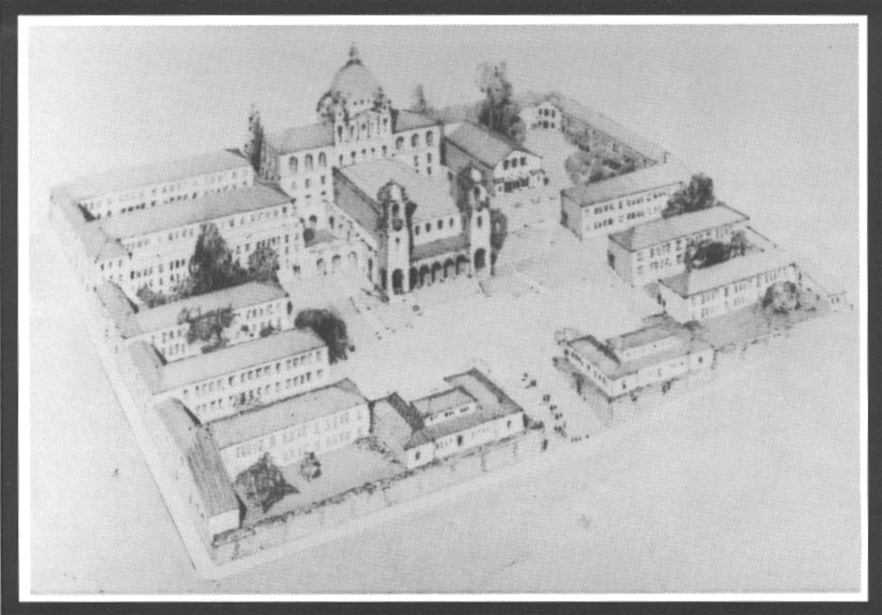 This vision of an ideal campus for San Francisco State was published in the school's 1929 yearbook.