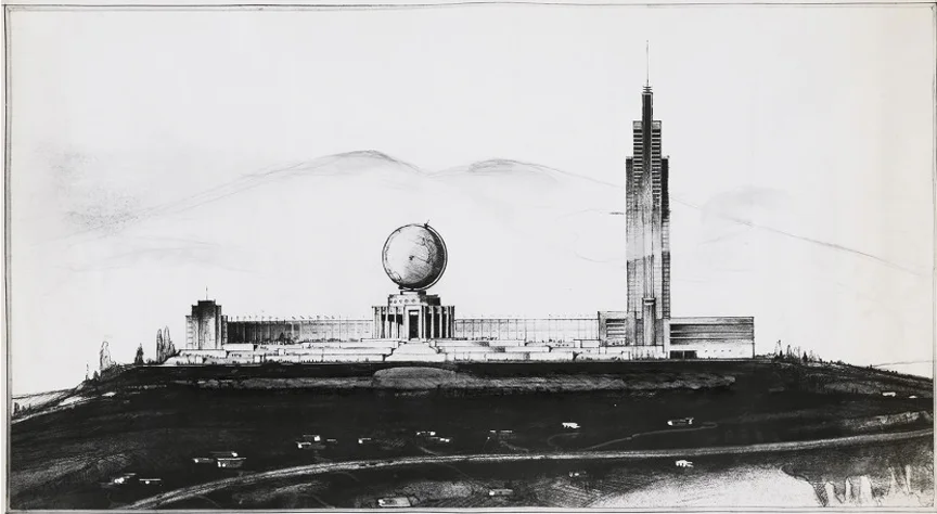 Vincent G. Raney, United Nations Headquarters in San Francisco (c. 1945)
