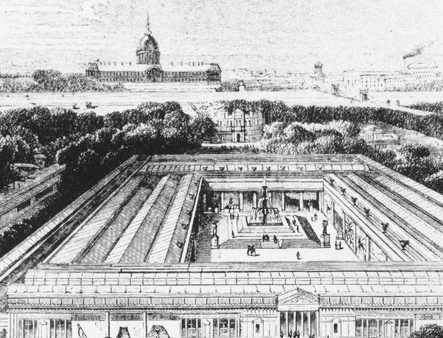 Exposition Building, with Les Invalides in the Background