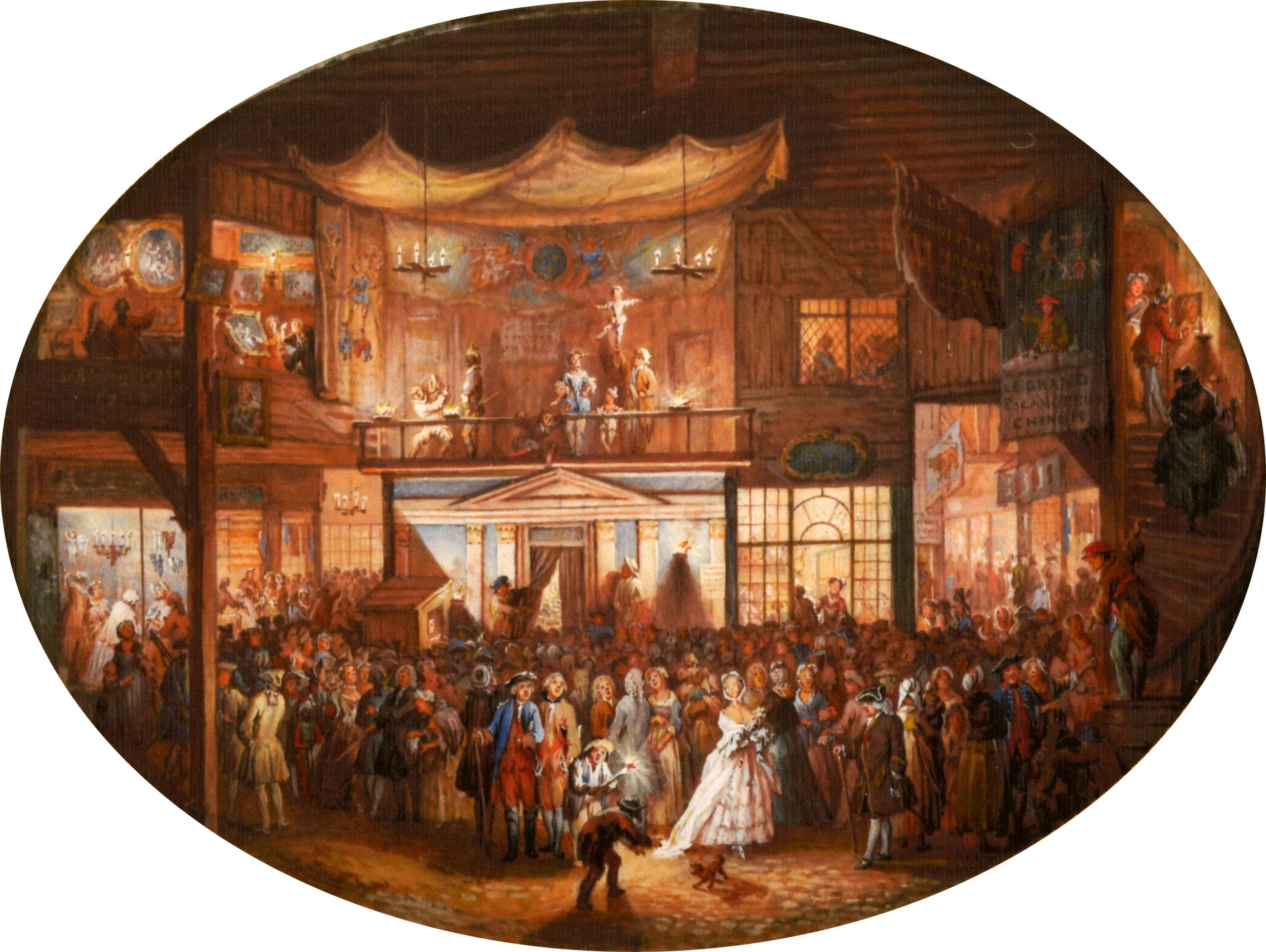 Louis-Nicolas van Blarenberghe, "The Saint Germain Fair," 1763 ( Click the image for a larger view )