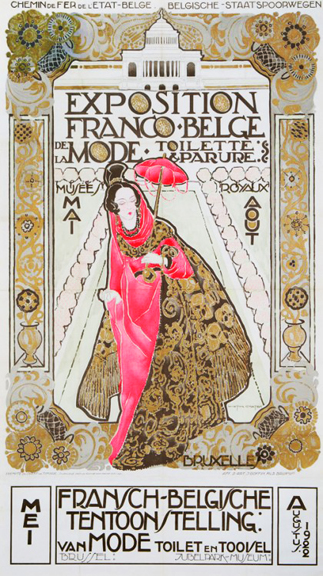 Poster for the Franco-Belgian Exposition, Brussels, 1922