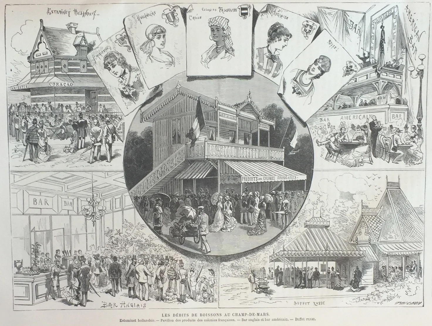 Bars and Buffets at the Exposition( Click the image for a lightbox view )