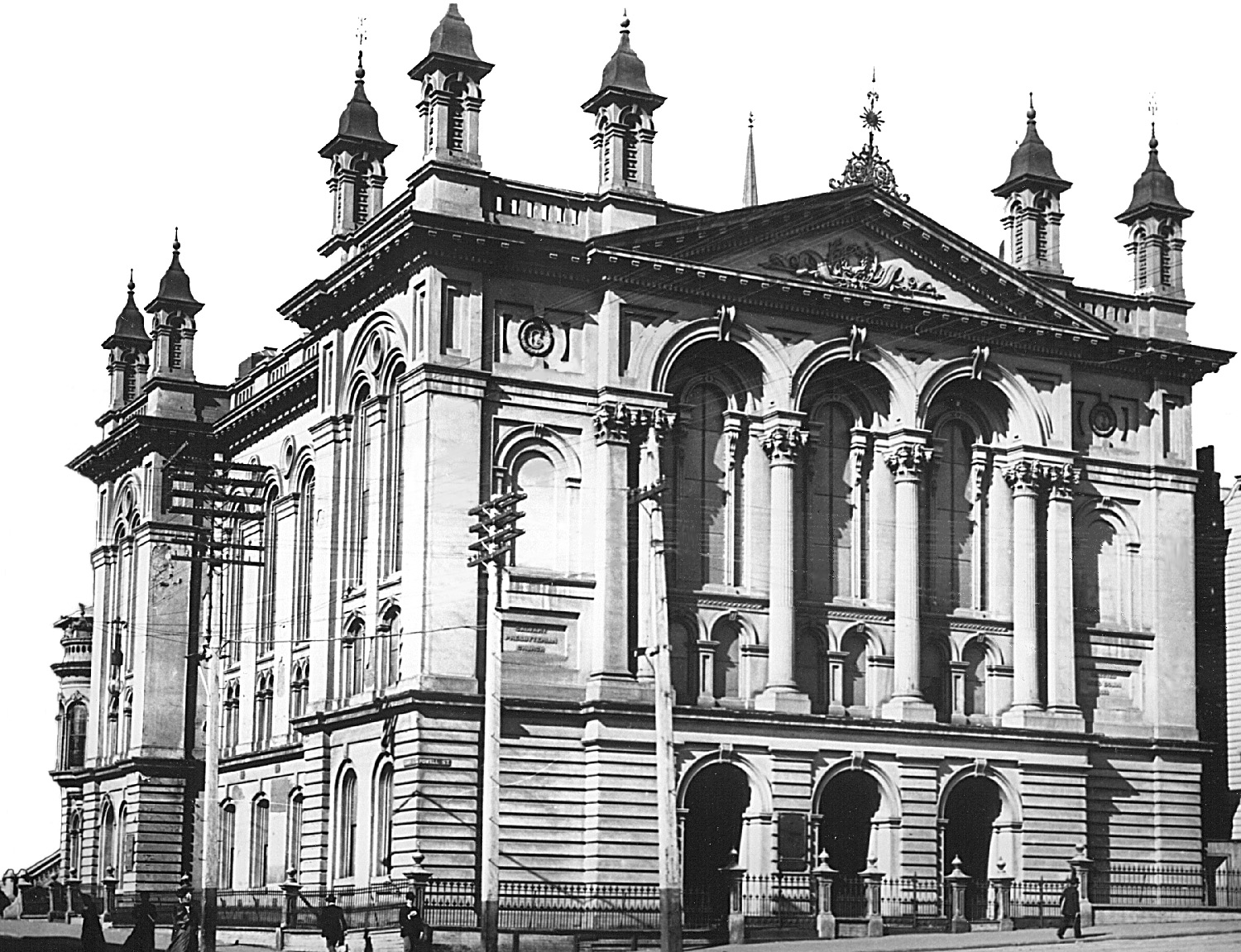 Nineteenth-Century Photo of Calvary Presbyterian Church on Union Square