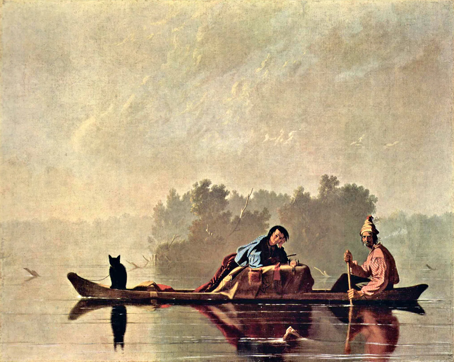 Fur Traders Descending the Missouri