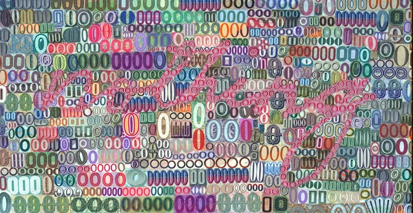 Money for nothing (3) by C.K.Wilde, currency collage