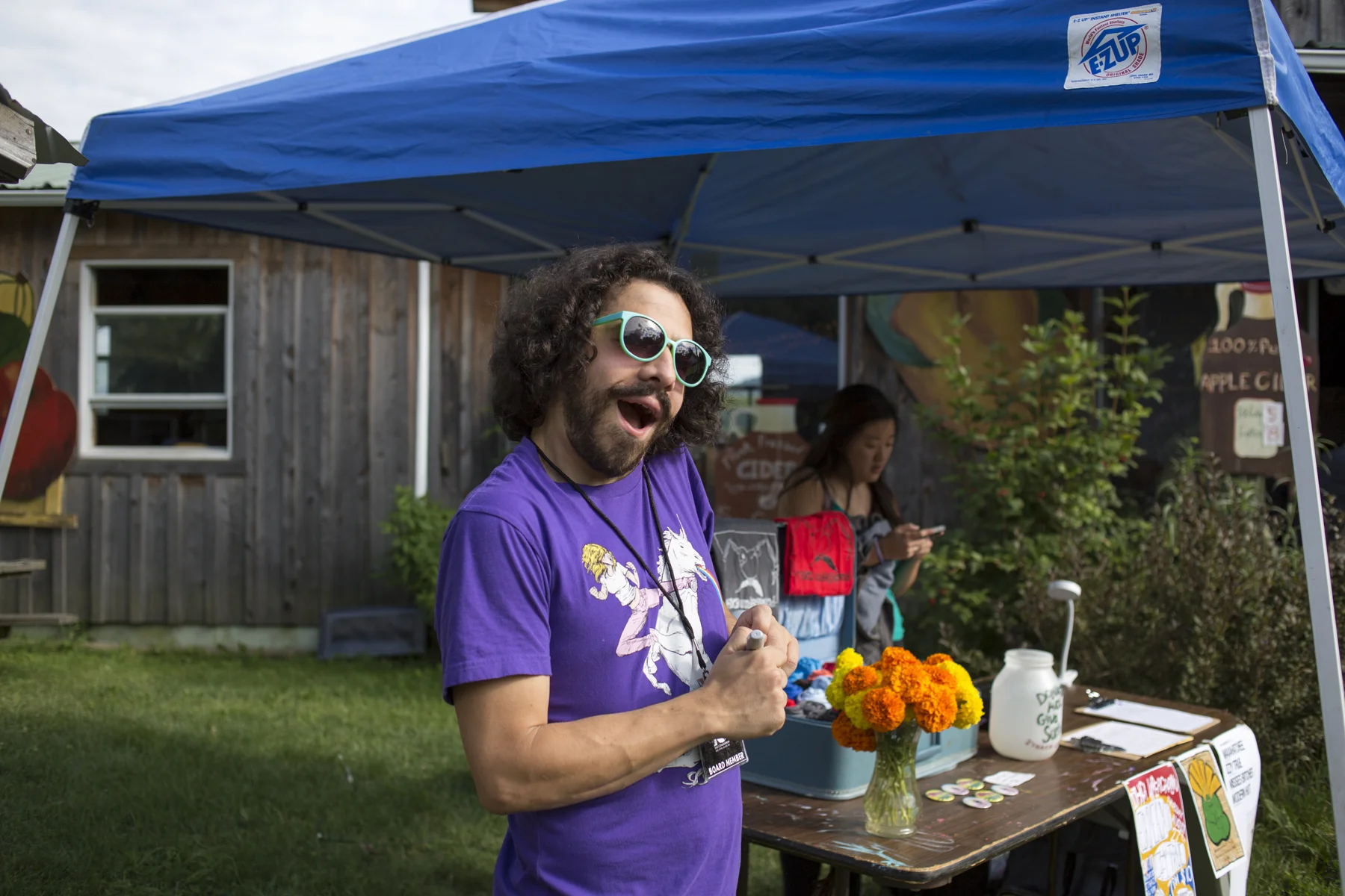 Bubba Crumrine at Littletree Orchard. 2015.