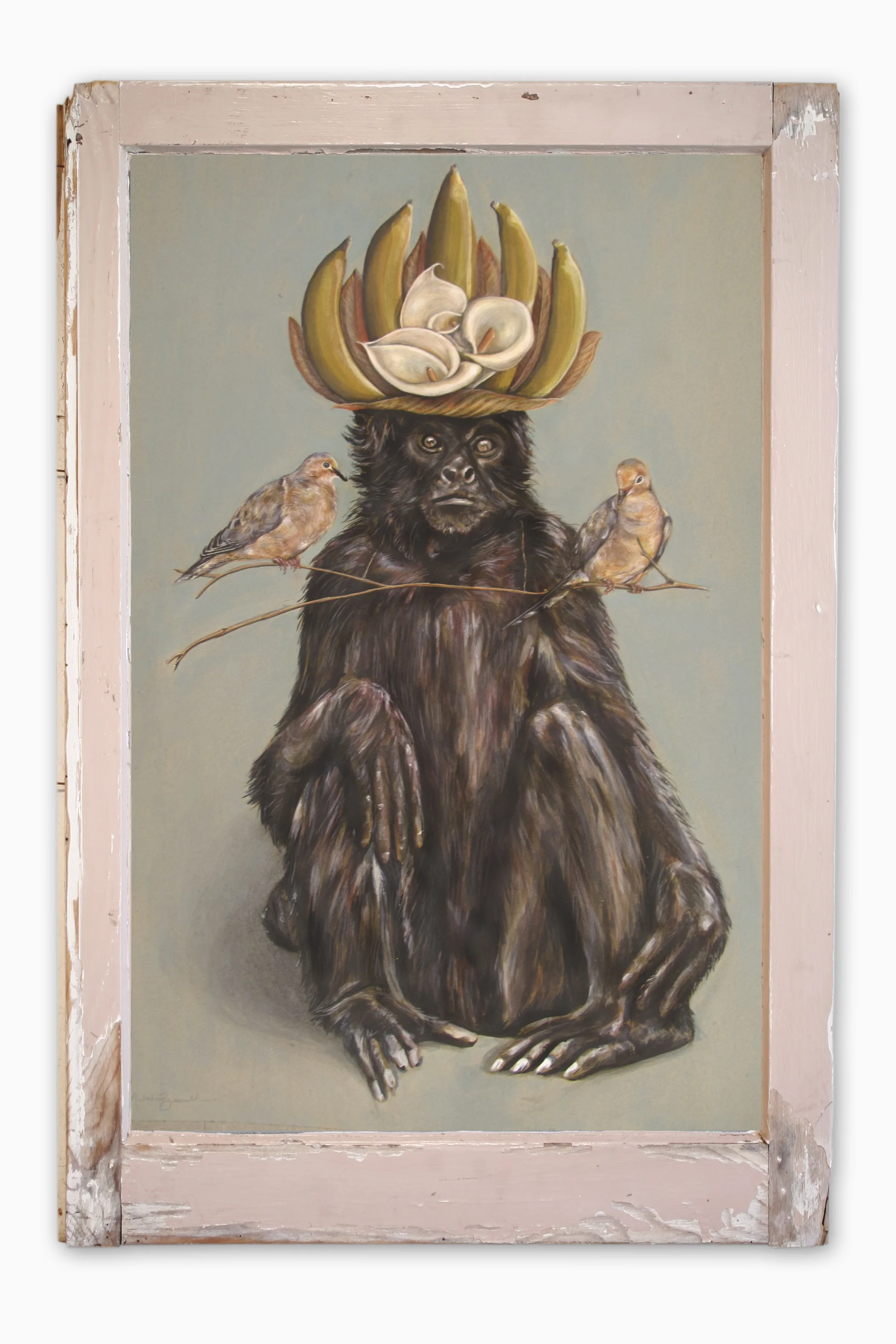 Platano Crown Acrylic on paper, 20''x34''