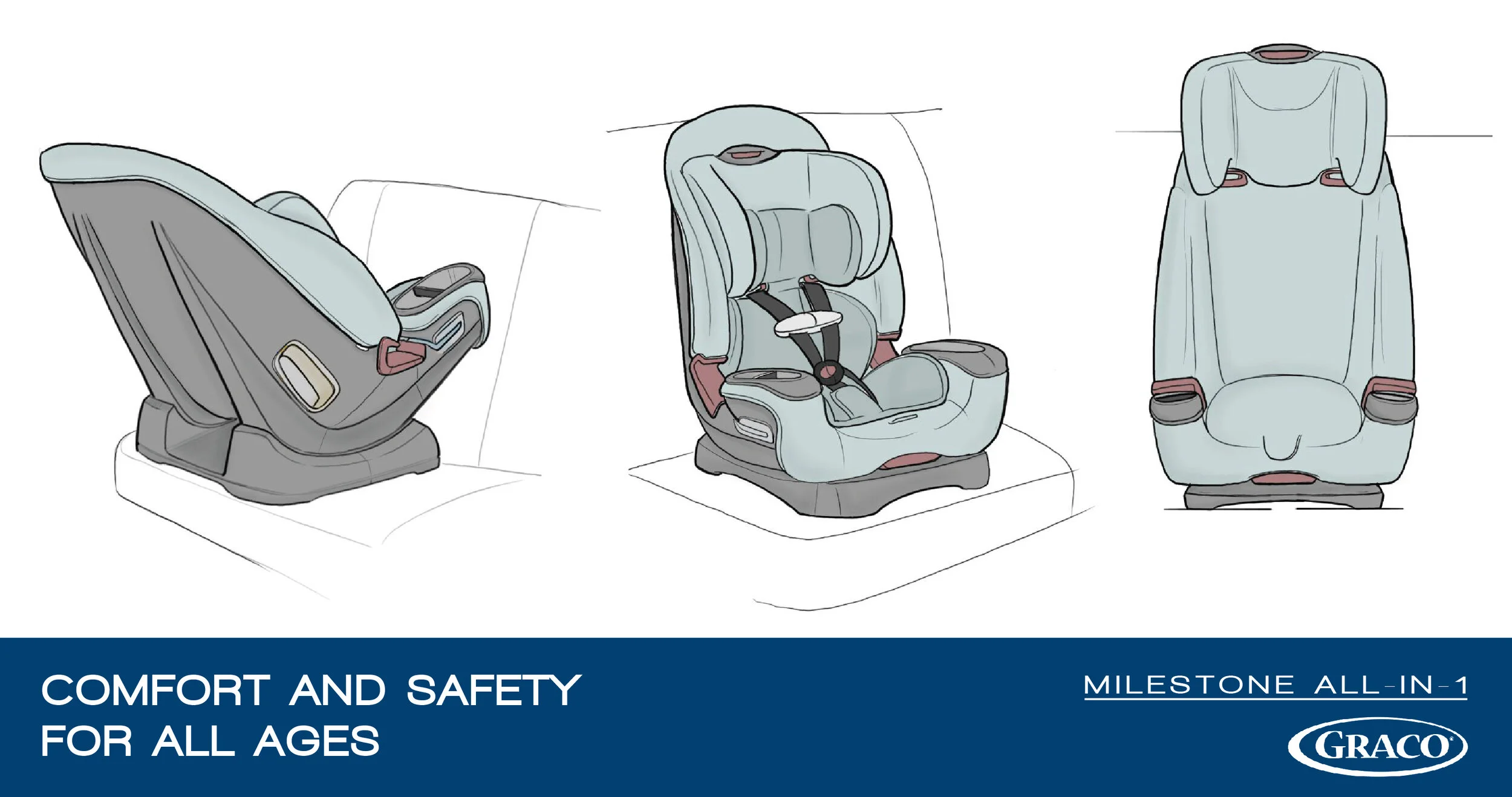 graco milestone dimensions