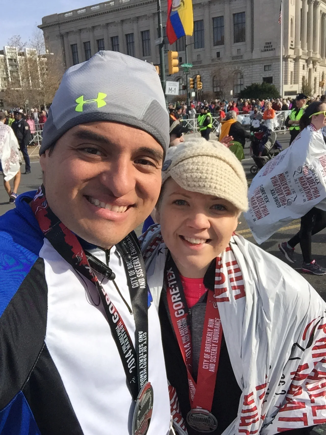 Wendy ran the half-marathon in under 2 hours :D