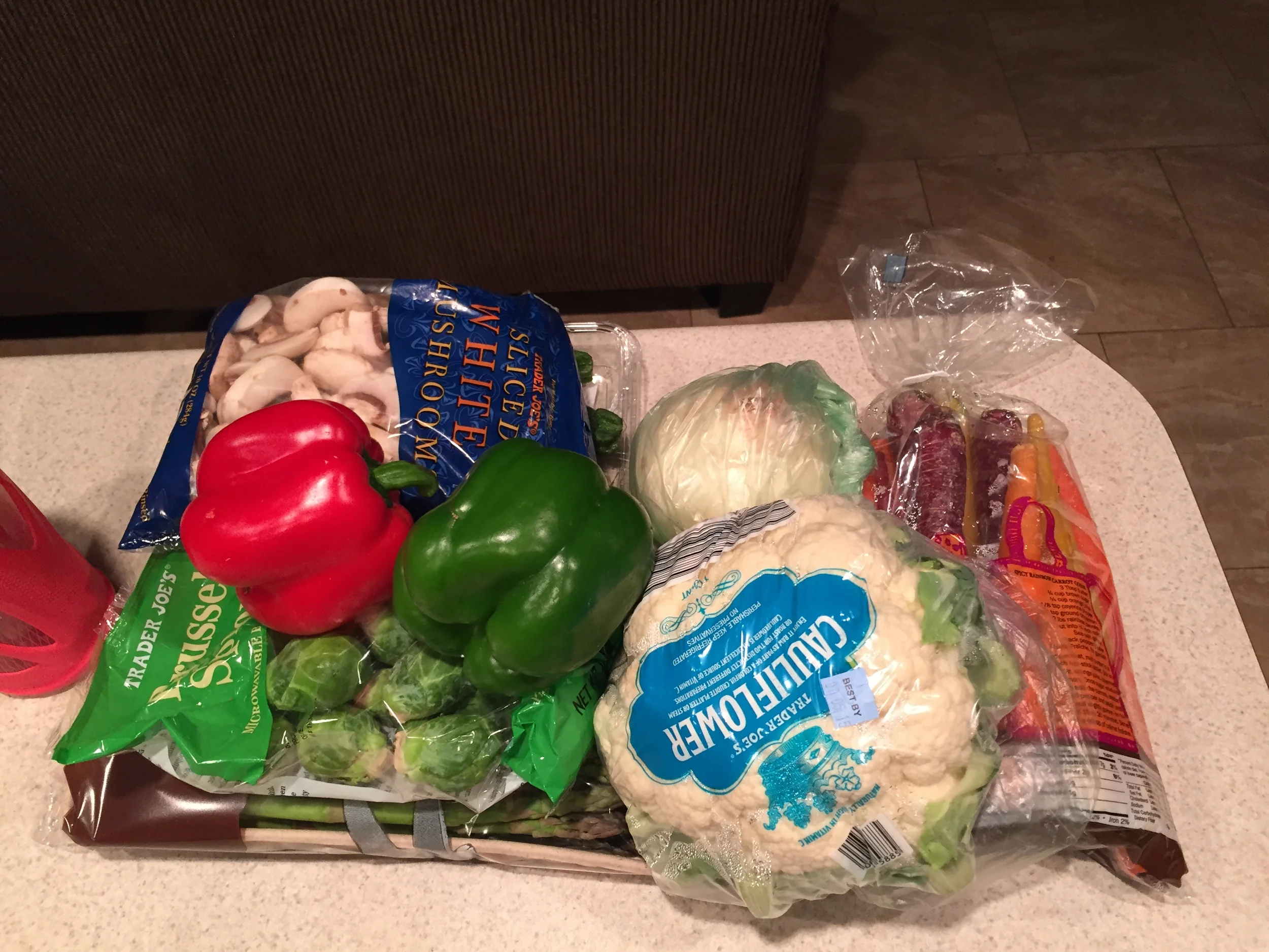 I never use to eat this many veggies.