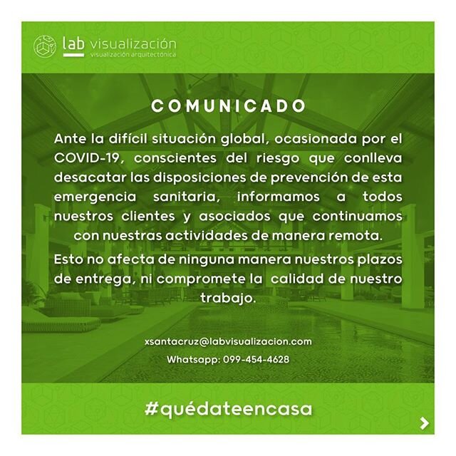 La prioridad de todos debe ser la salud. Es responsabilidad de cada uno de nosotros ser solidarios y pensar en el beneficio de nuestra sociedad. Saldremos juntos! ✅