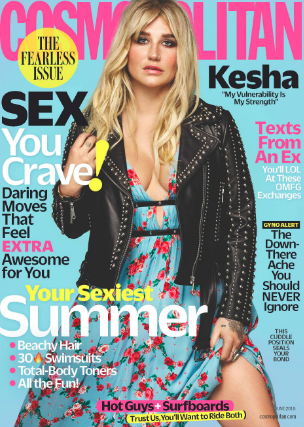 Kesha // Cosmopolitan cover 