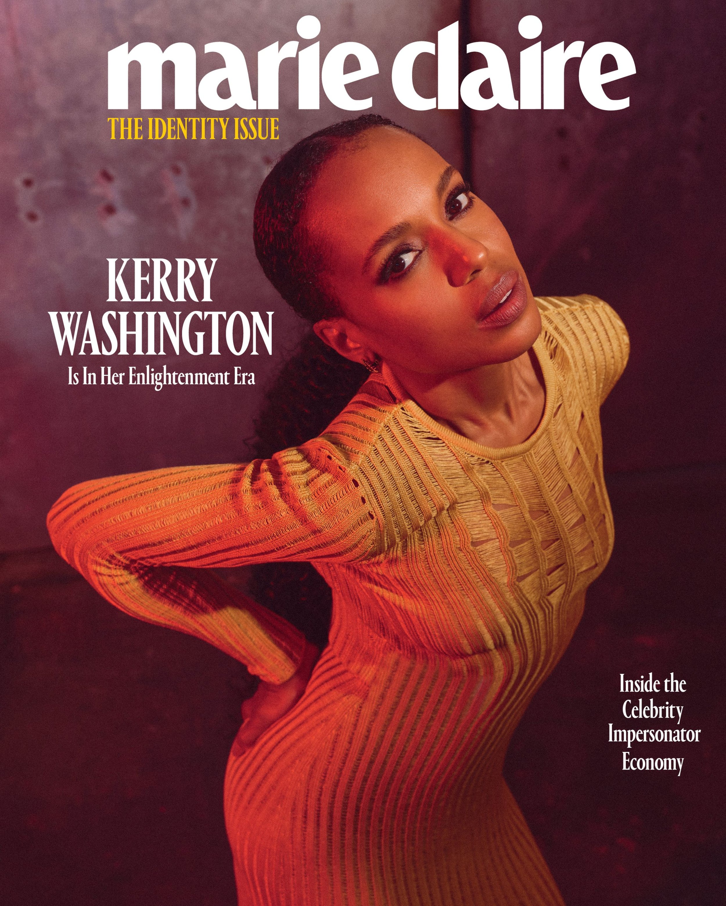 Kerry Washington//Marie Claire cover