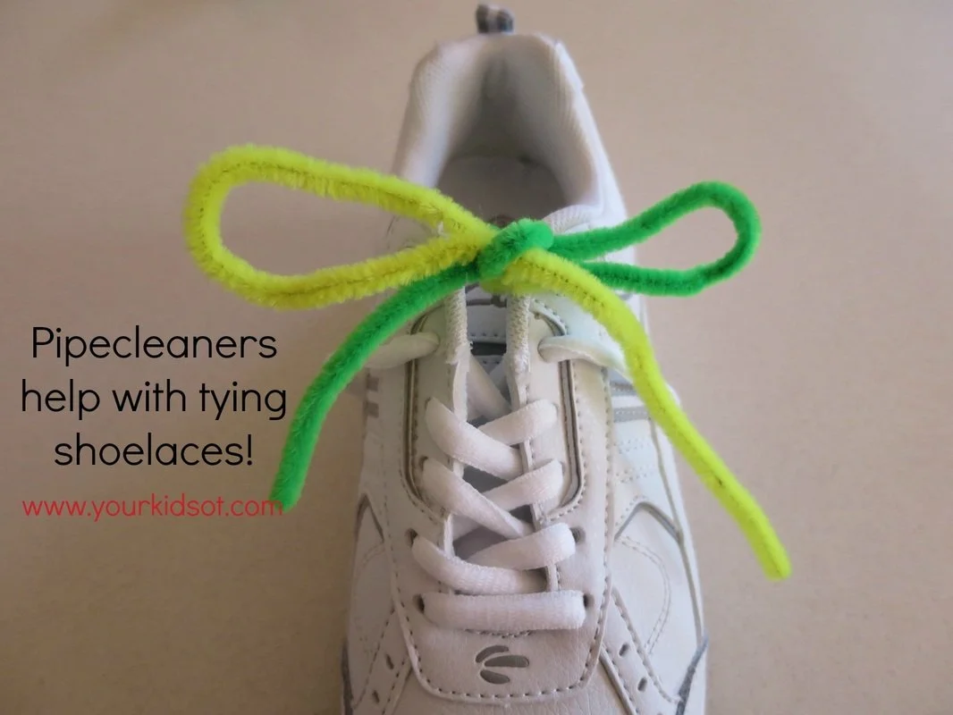 Working On Shoe Tying, Try These Tips