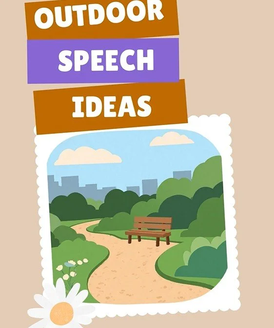 Fun Outdoor Speech Activities