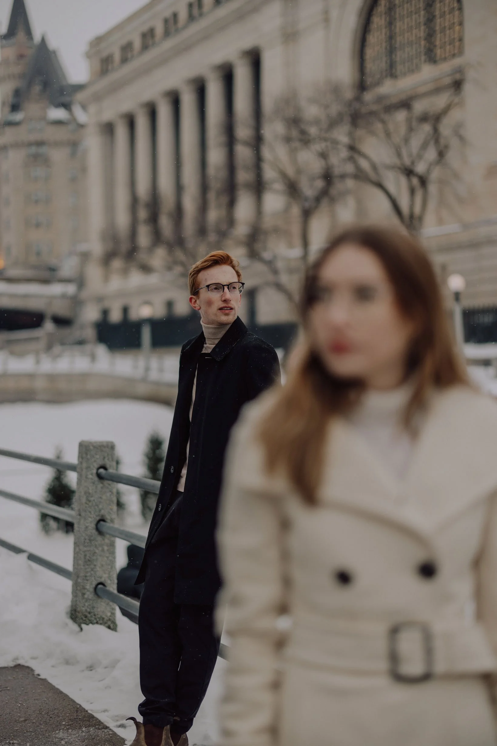 Rideau Canal Engagement Session in Ottawa