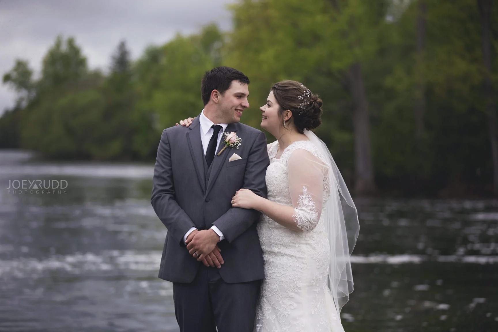 Almonte Wedding by Ottawa Wedding Photographer Joey Rudd Photography Outside Candid