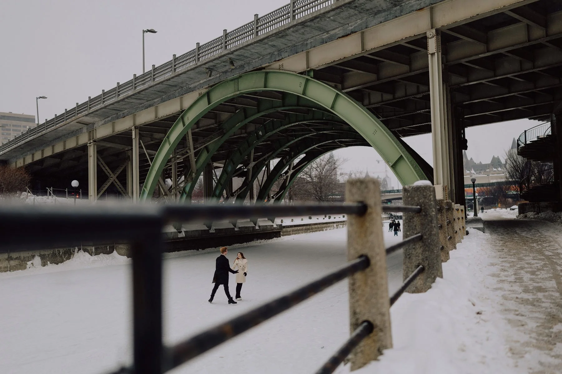 Rideau Canal Engagement Session in Ottawa