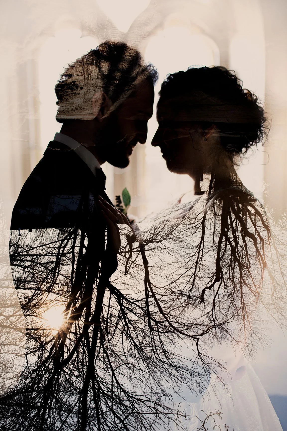 wedding at strathmere double exposure