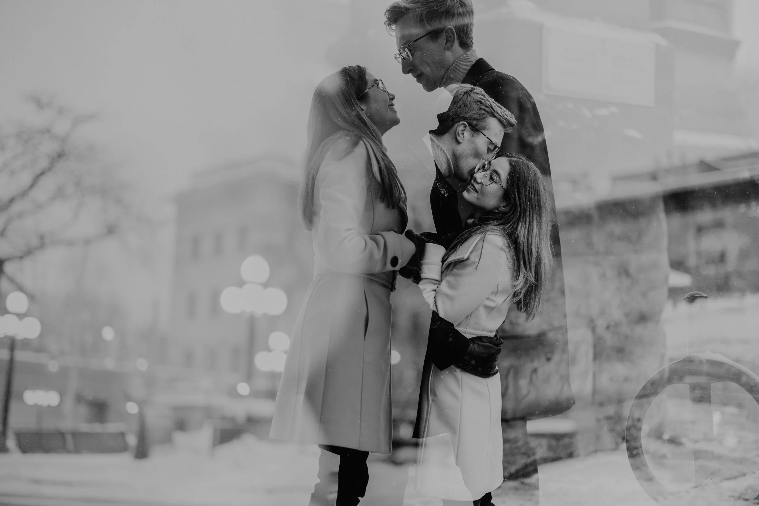 Rideau Canal Engagement Session in Ottawa, Winter Photos Downtown