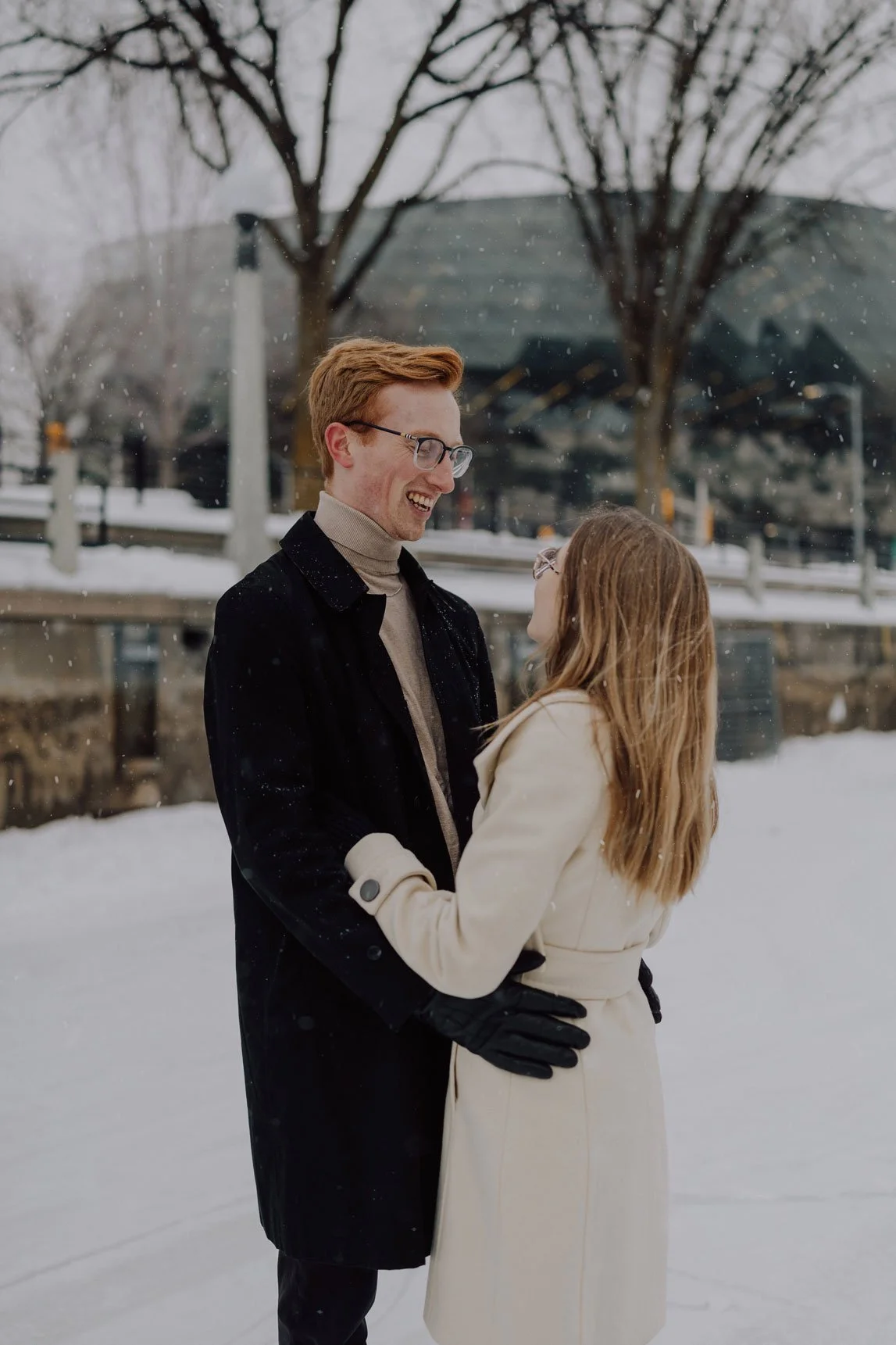 Rideau Canal Engagement Session in Ottawa