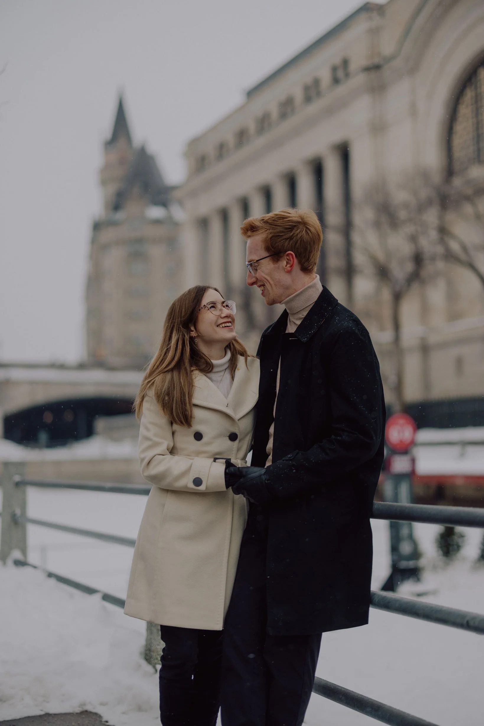 Rideau Canal Engagement Session in Ottawa
