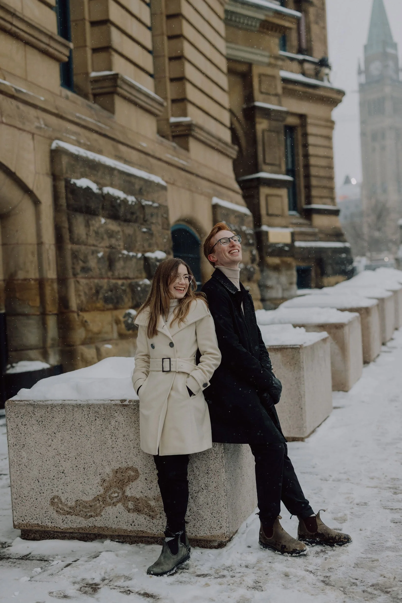 Rideau Canal Engagement Session in Ottawa