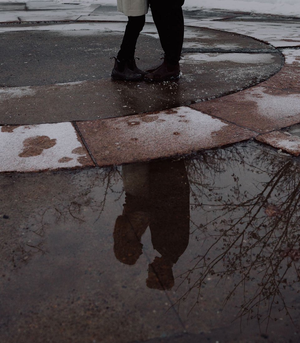 Rideau Canal Engagement Session in Ottawa, Winter Photos Downtown