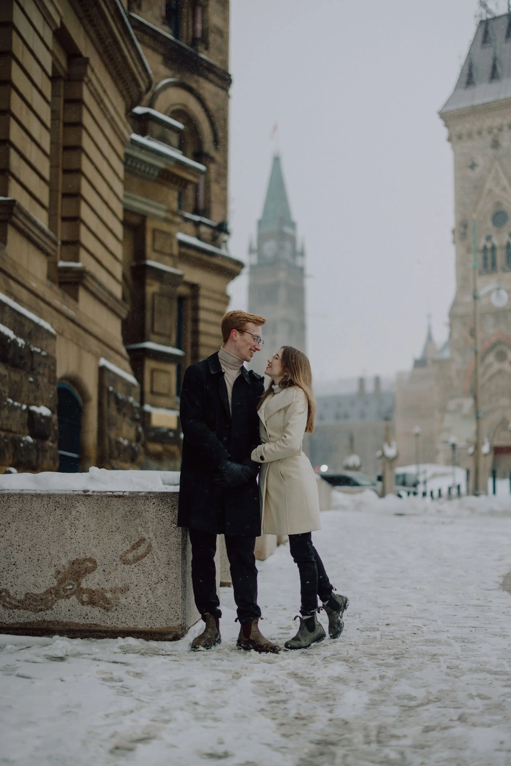 Rideau Canal Engagement Session in Ottawa