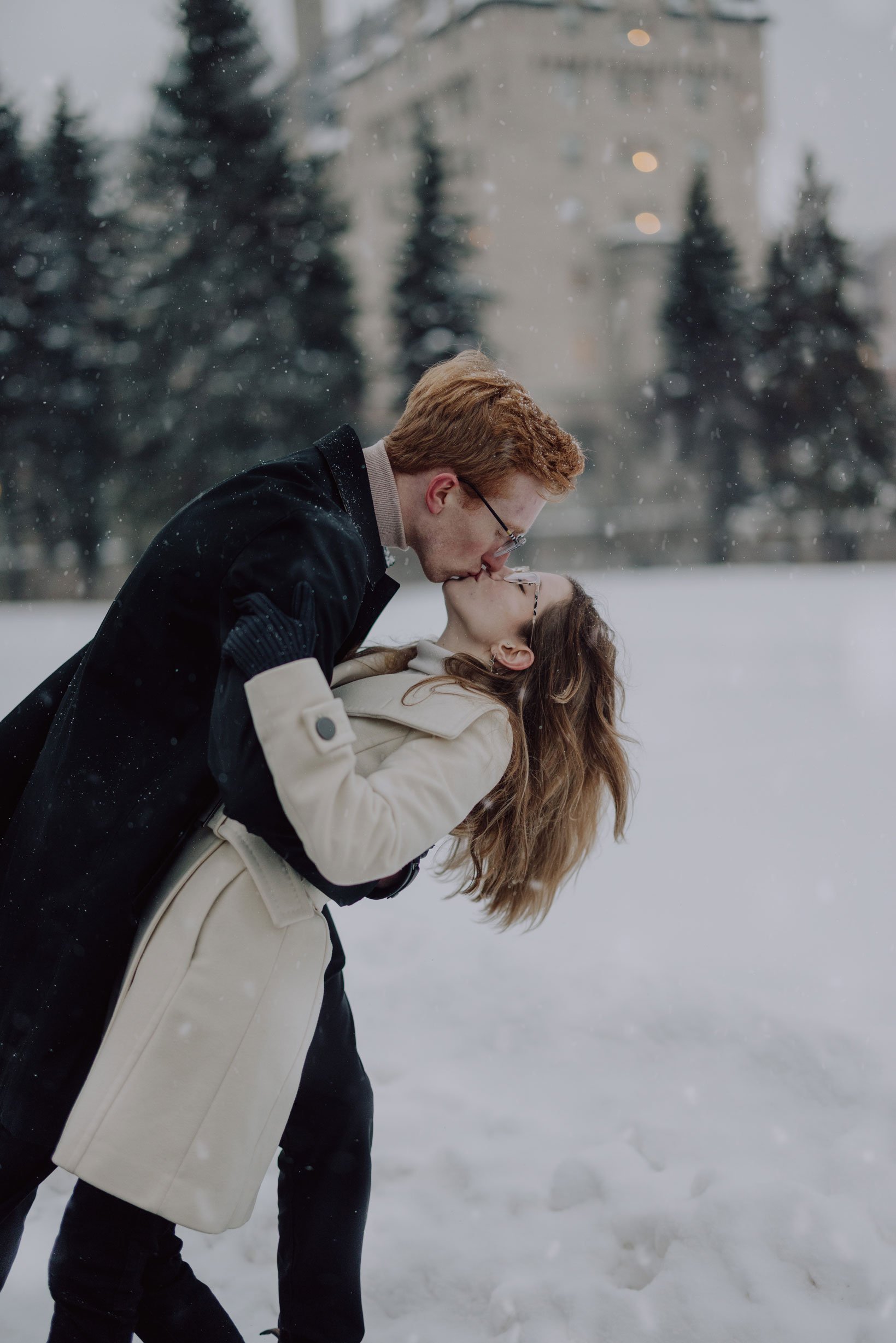 Rideau Canal Engagement Session in Ottawa, Winter Photos Downtown