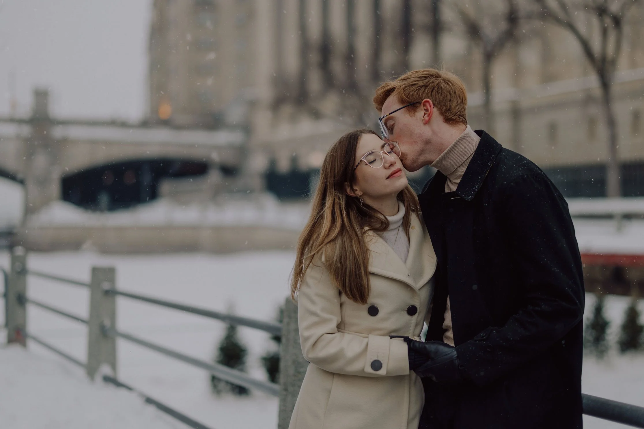 Rideau Canal Engagement Session in Ottawa