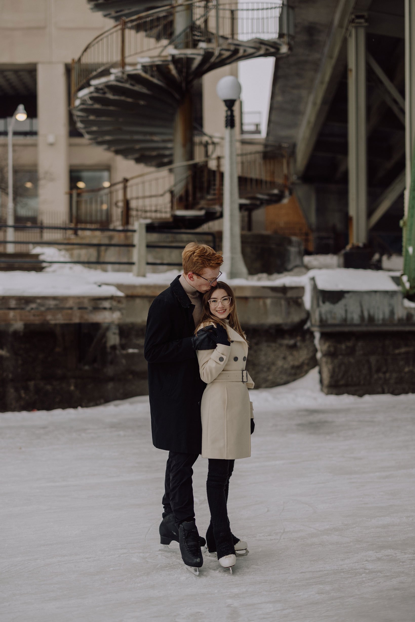 Rideau Canal Engagement Session in Ottawa