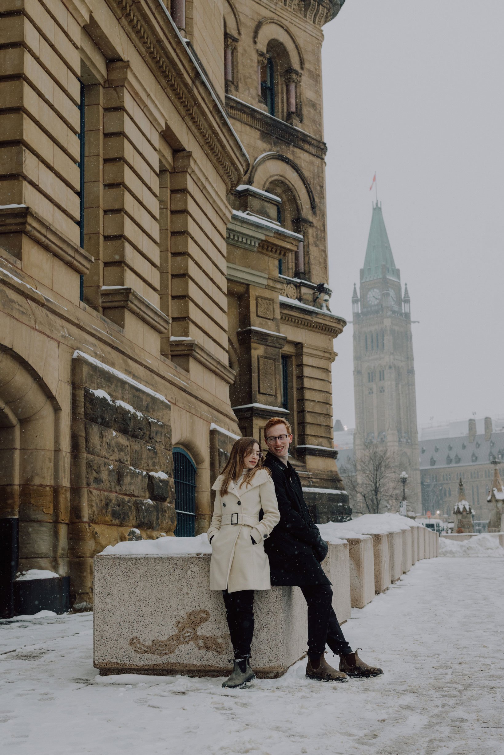 Rideau Canal Engagement Session in Ottawa