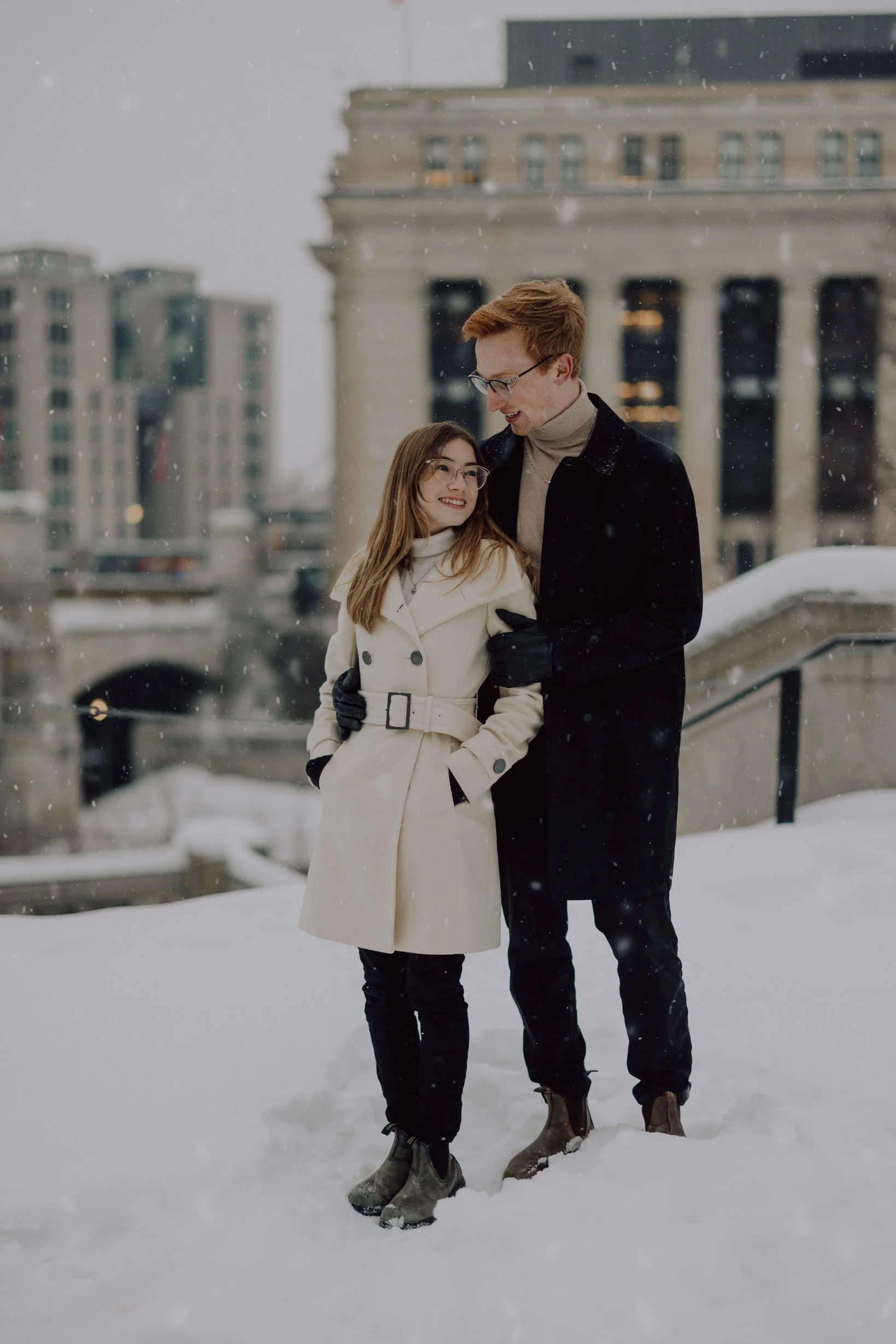 Rideau Canal Engagement Session in Ottawa