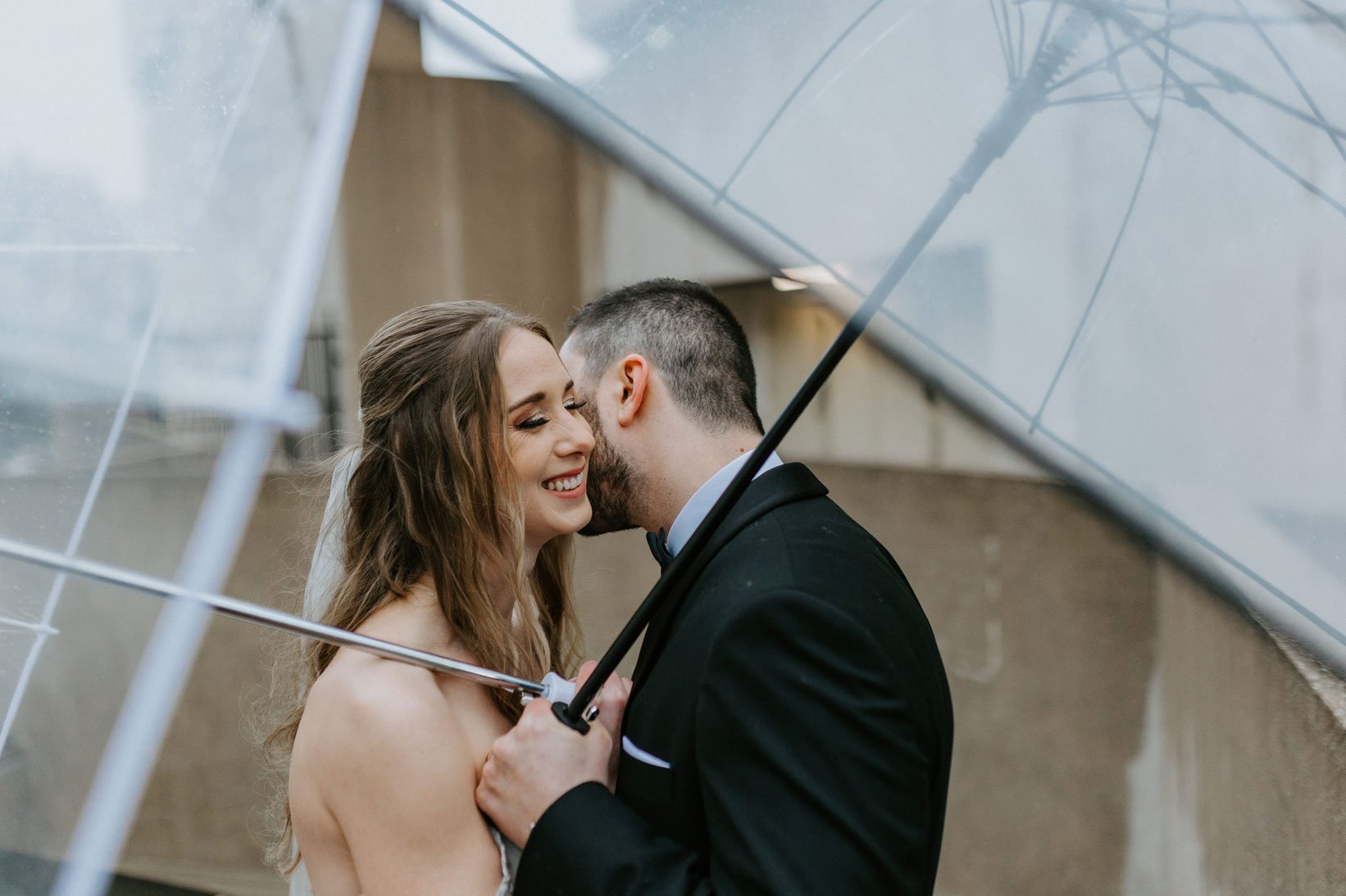 rain on wedding day, downtown ottawa