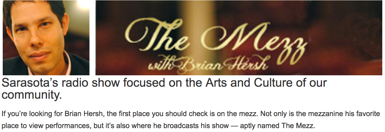 Click on image for more info on The Mezz with Brian Hersh (WSRQ Talk Radio)