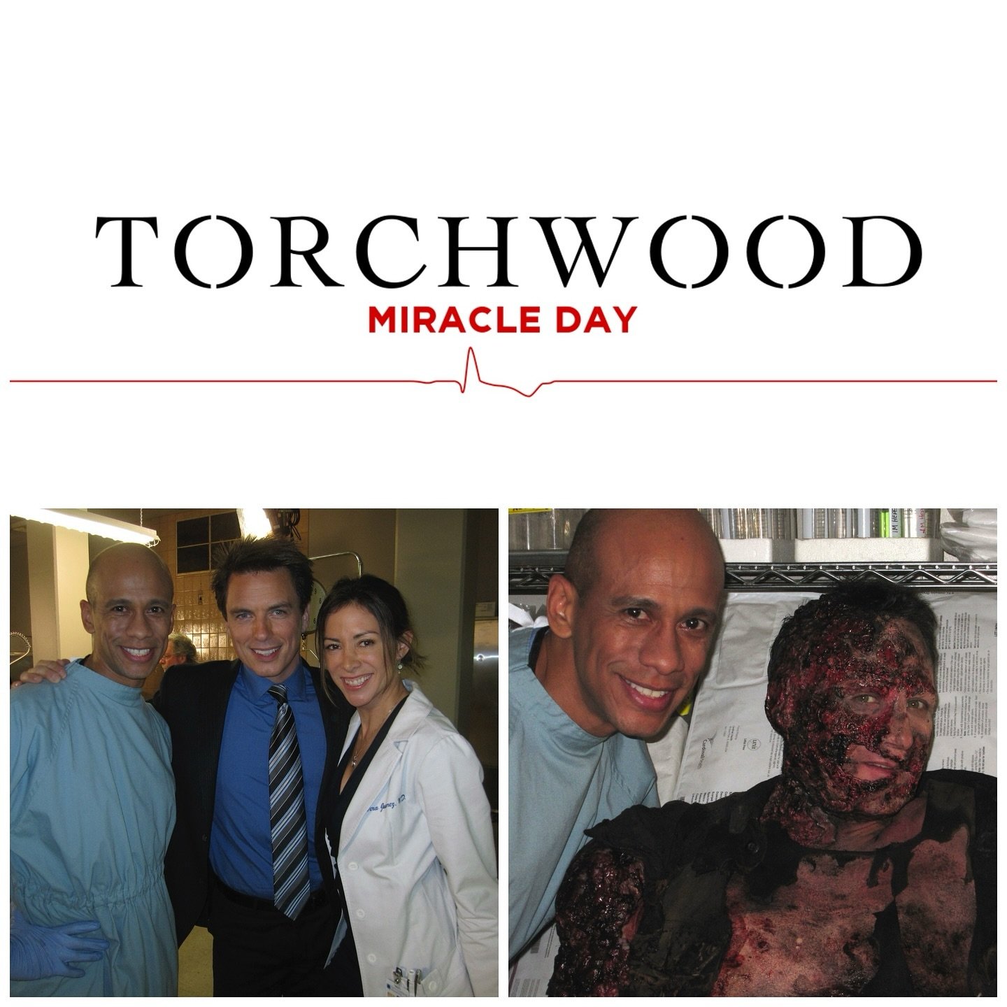 My cousin texted me last night and asked if I&rsquo;d ever been on #Torchwood.&hellip; Yep!  #torchwoodmiracleday