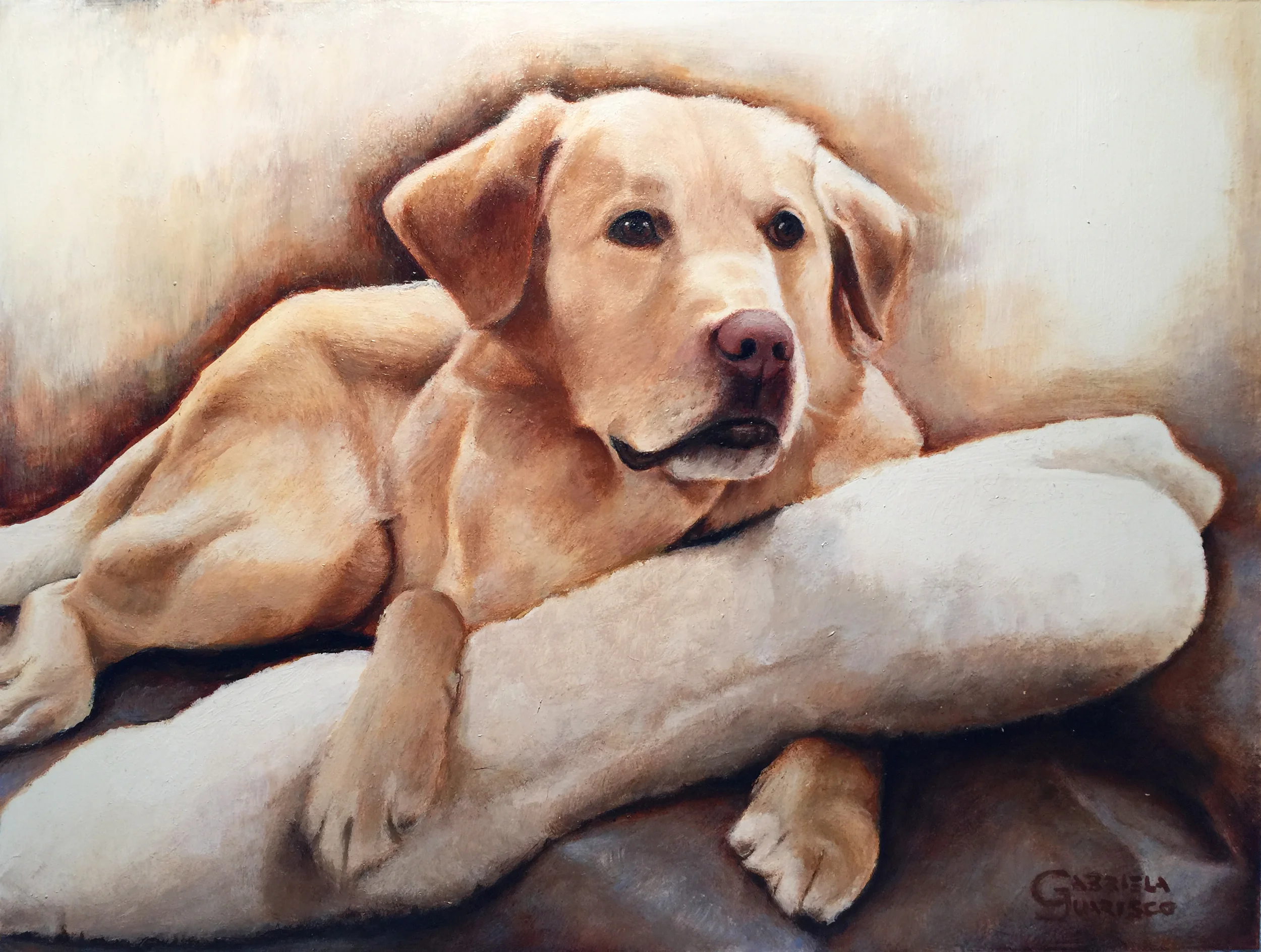 Portrait of Yuki, 8" x 10" oil painting